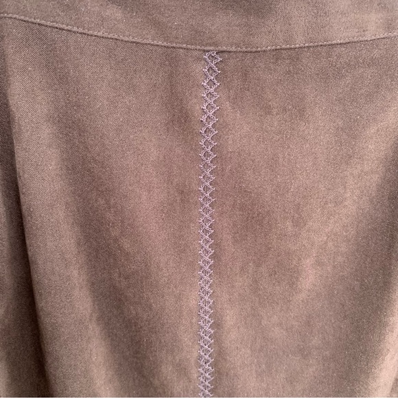 Dark brown maxi / midi skirt. Size 14 - Picture 4 of 7